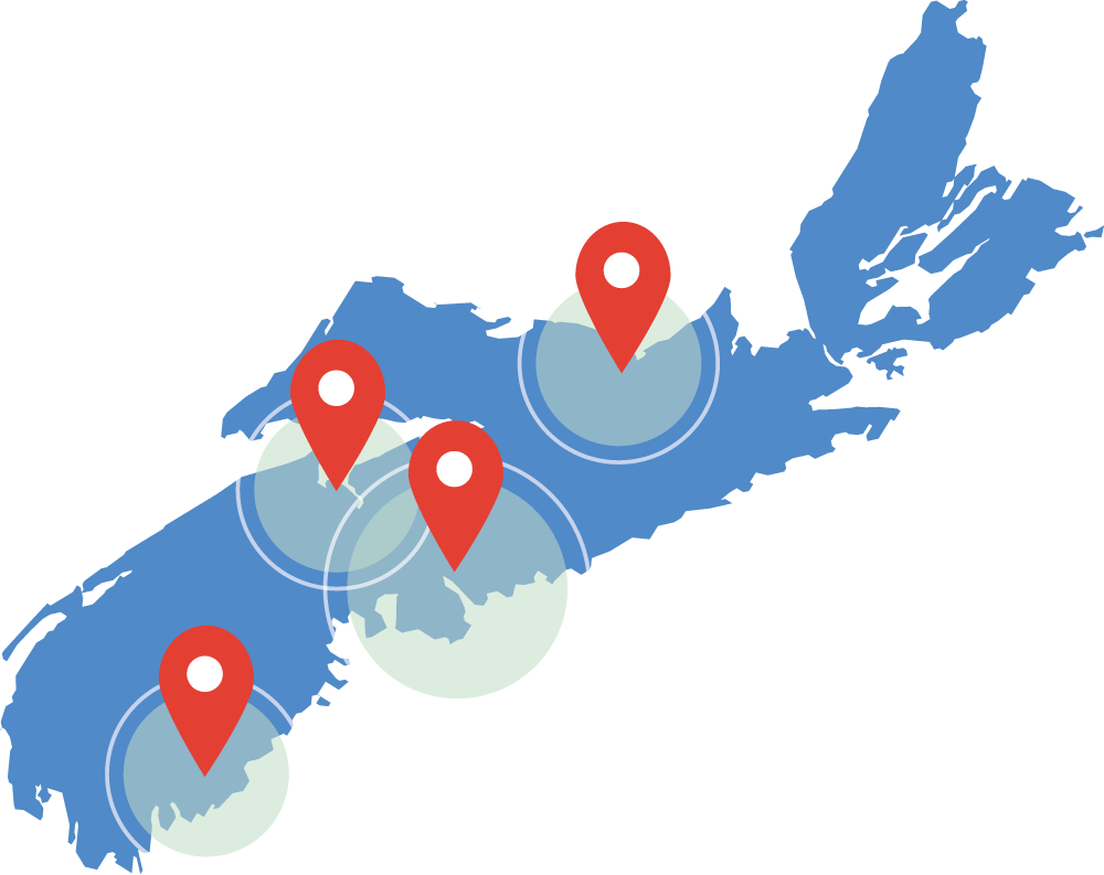 MCL Nova Scotia Map